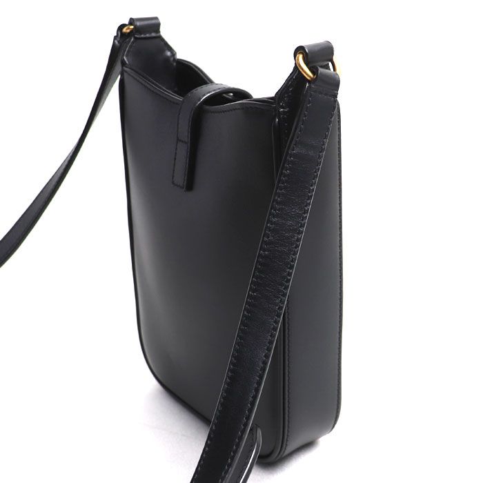 Saint Laurent Mini Vertical Shoulder Bag Black