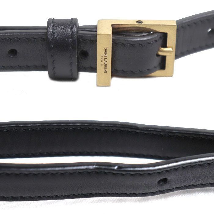 Saint Laurent Mini Vertical Shoulder Bag Black
