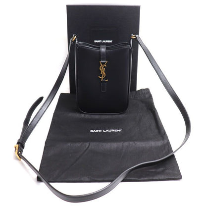 Saint Laurent Mini Vertical Shoulder Bag Black