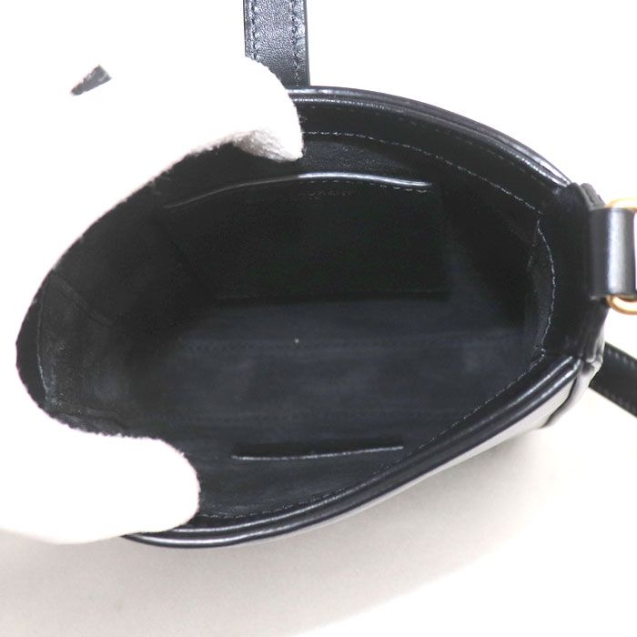 Saint Laurent Mini Vertical Shoulder Bag Black