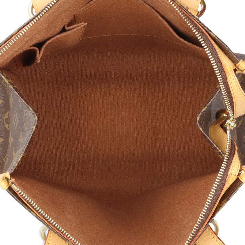 Louis Vuitton Popincourt Monogram Shoulder Bag Canvas Brown Popincourt