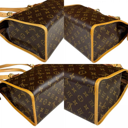 Louis Vuitton Popincourt Monogram Shoulder Bag Canvas Brown Popincourt