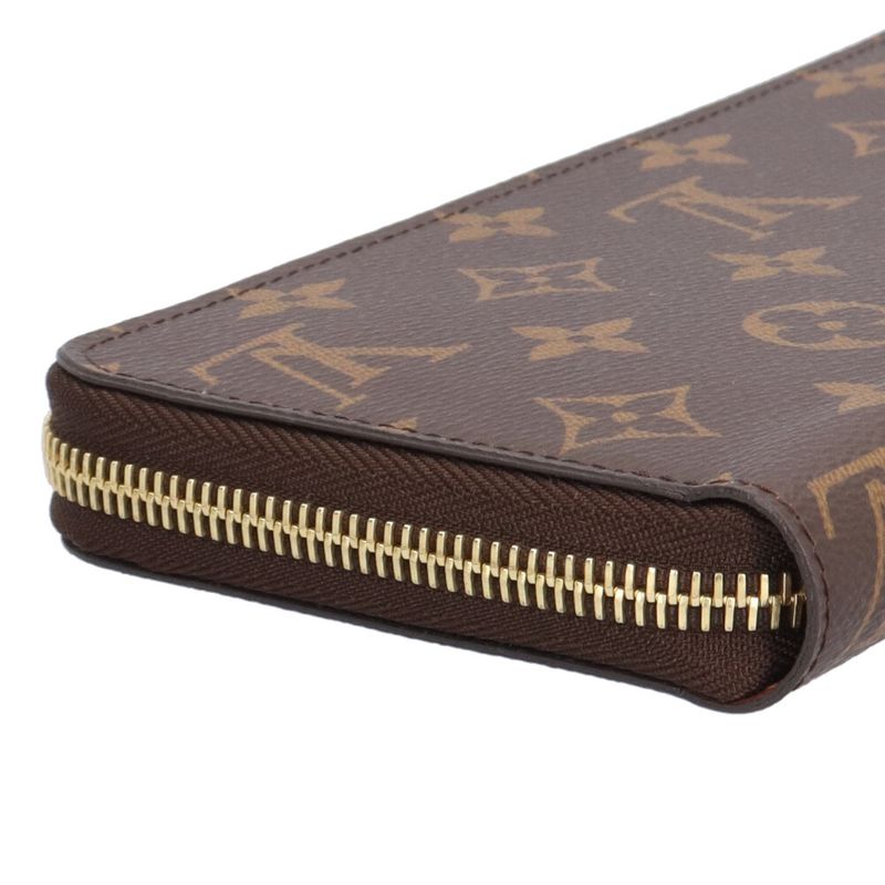 Louis Vuitton Zippy Wallet Monogram Canvas Brown Zippy Wallet