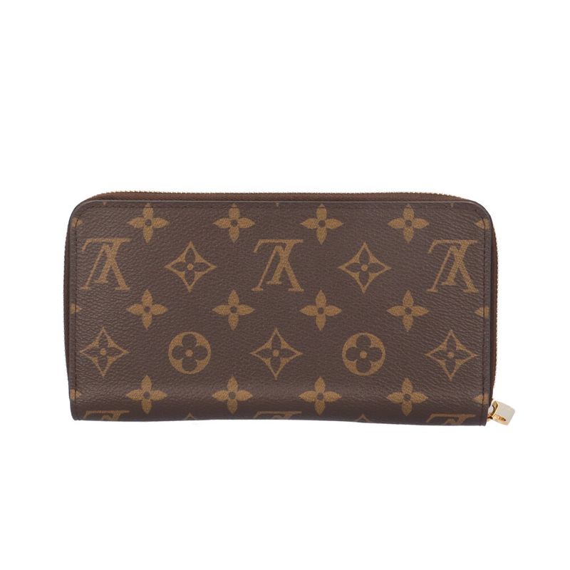 Louis Vuitton Zippy Wallet Monogram Canvas Brown Zippy Wallet