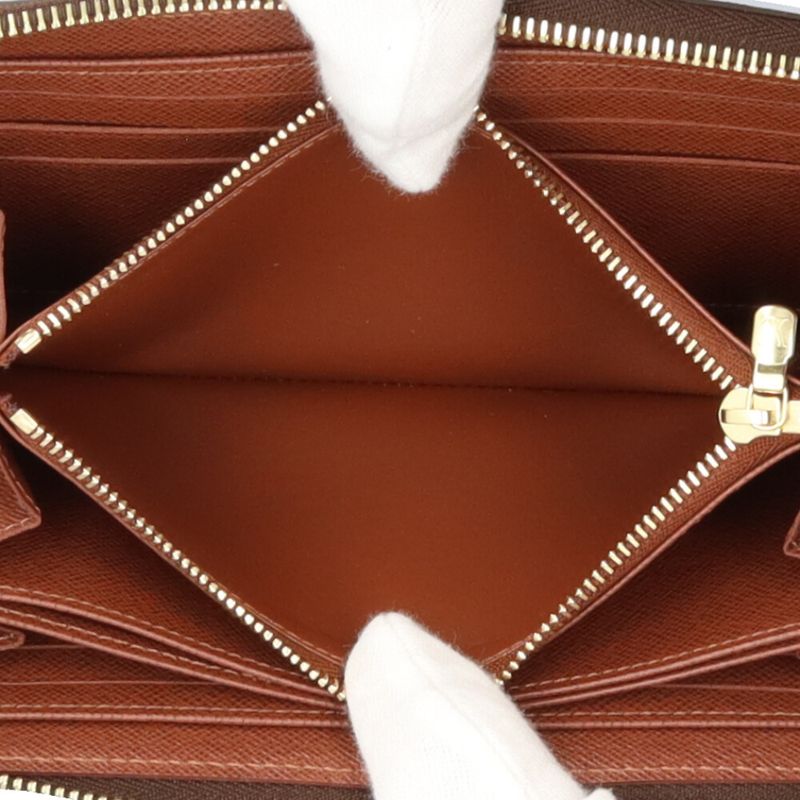 Louis Vuitton Zippy Wallet Monogram Canvas Brown Zippy Wallet