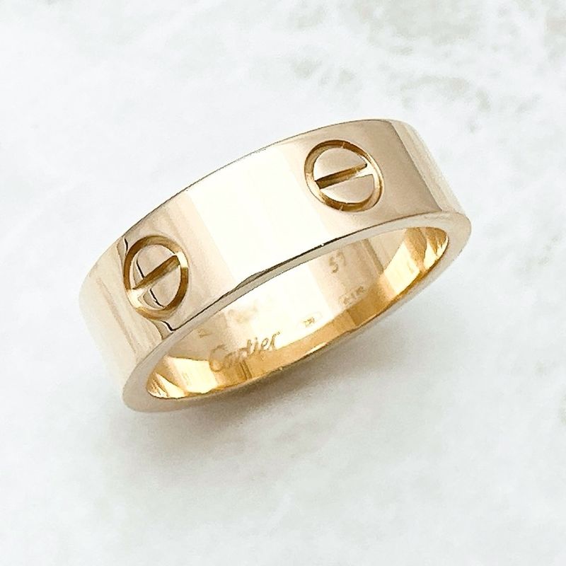Cartier Love Yellow Gold Ring 57