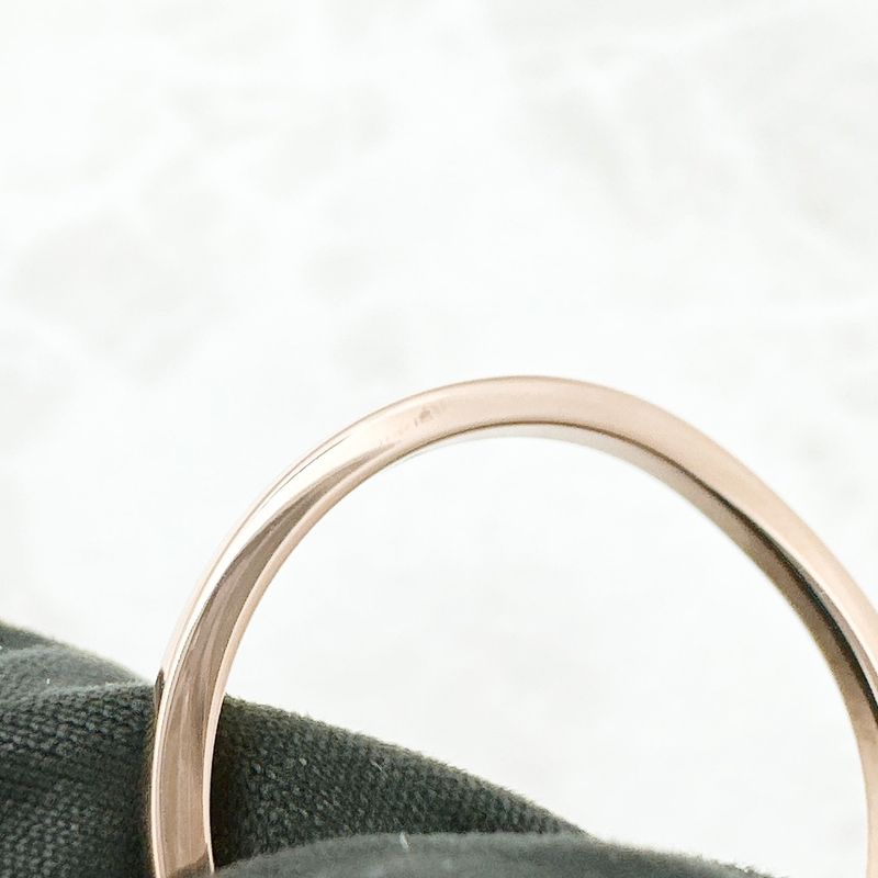 Cartier Ballerina Wedding Pink Gold Ring 58