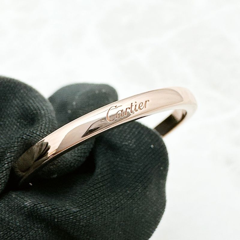 Cartier Ballerina Wedding Pink Gold Ring 58