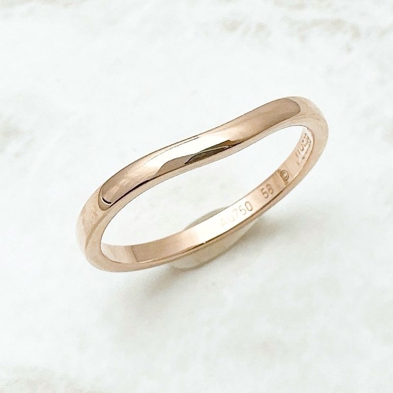 Cartier Ballerina Wedding Pink Gold Ring 58