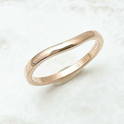 Cartier Ballerina Wedding Pink Gold Ring 58