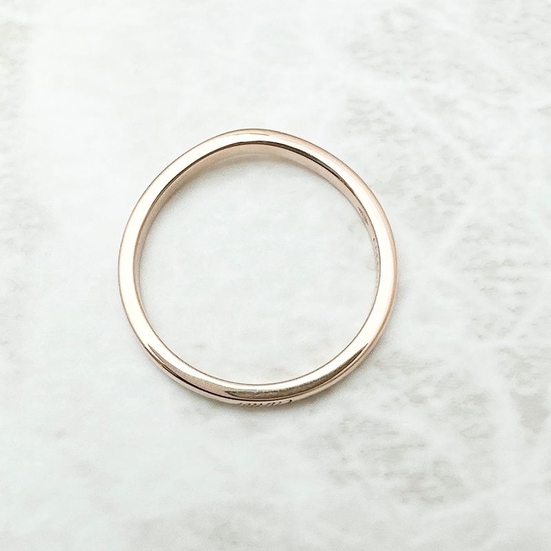 Cartier Ballerina Wedding Pink Gold Ring 58