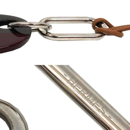 Hermes Buffalo Horn Pendant Necklace