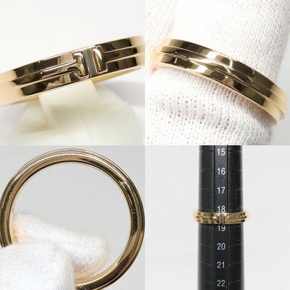 Tiffany & Co. T Two Narrow Ring 750 18K Pink Gold