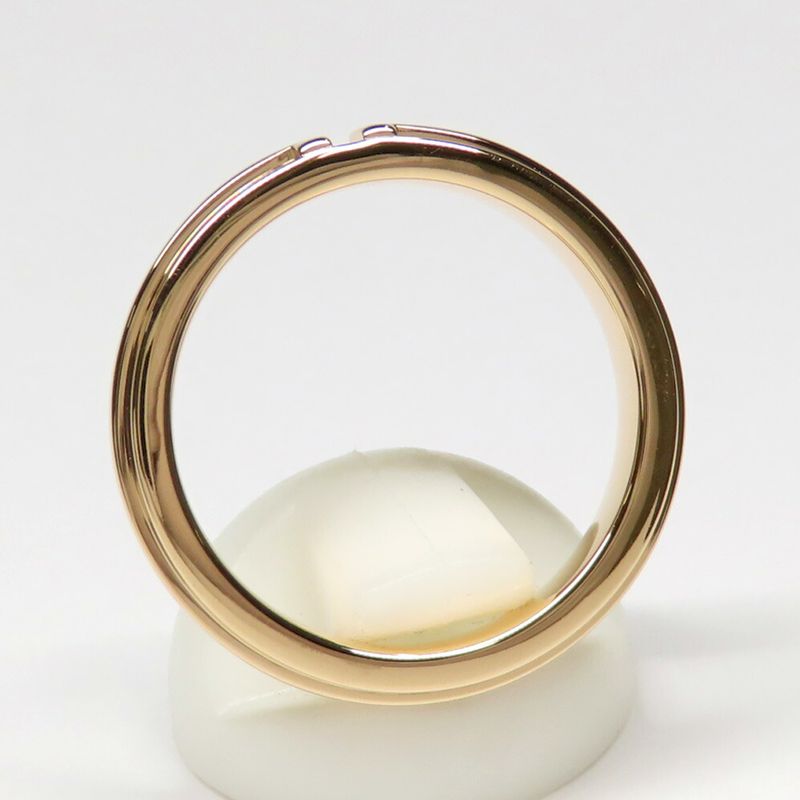 Tiffany & Co. T Two Narrow Ring 750 18K Pink Gold