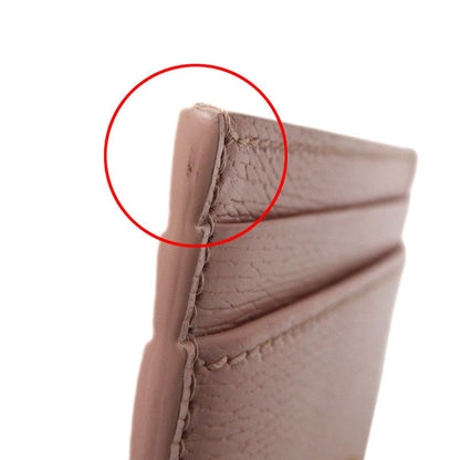 Gucci Card Case Leather Pink Fixed Era Logo
