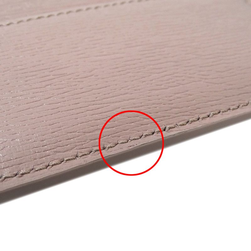 Gucci Card Case Leather Pink Fixed Era Logo