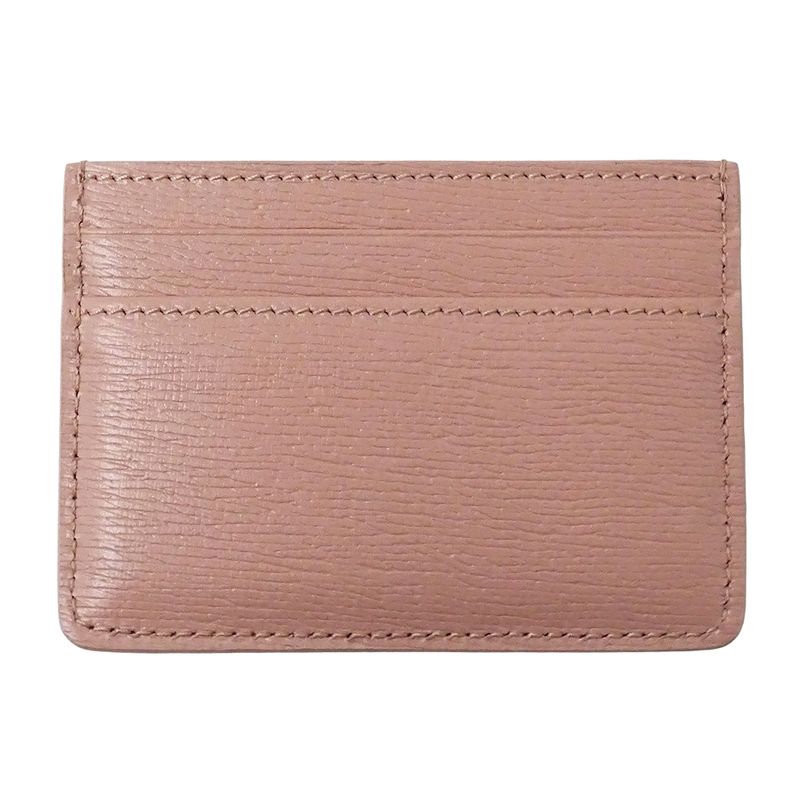 Gucci Card Case Leather Pink Fixed Era Logo