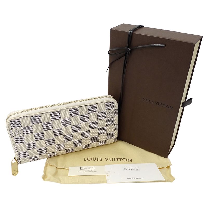 Louis Vuitton Wallet Damier Azur Zippy