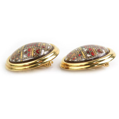 Hermes Earrings Gold