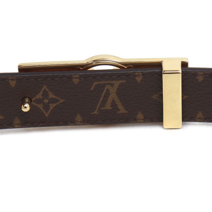 Louis Vuitton Dauphine Reversible Belt Monogram Brown