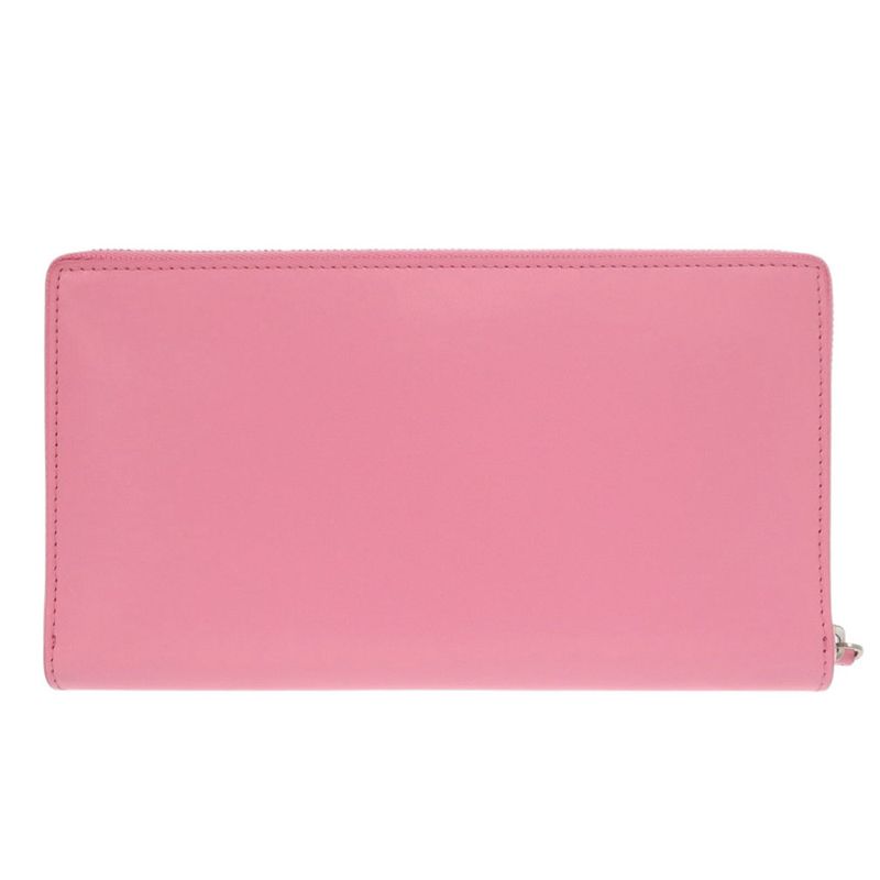 Balenciaga Essential Continental Wallet Leather Pink