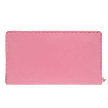 Balenciaga Essential Continental Wallet Leather Pink
