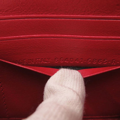 Balenciaga Essential Continental Wallet Leather Pink