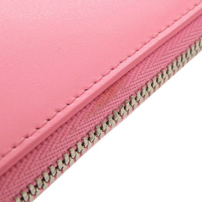 Balenciaga Essential Continental Wallet Leather Pink