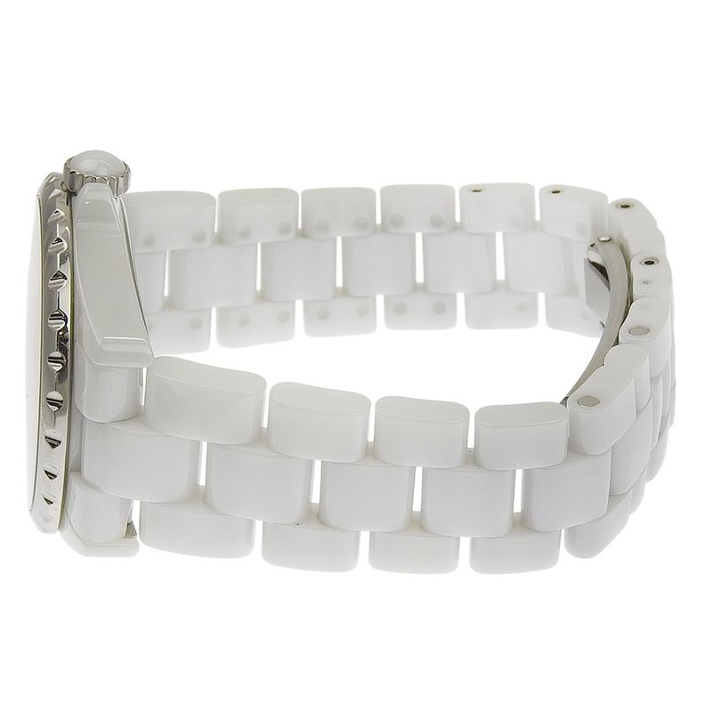 Chanel Diamond White Ceramic Watch