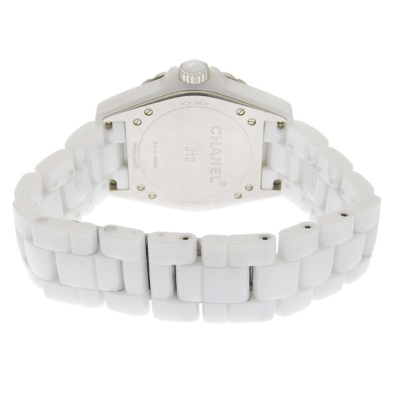 Chanel Diamond White Ceramic Watch