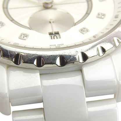 Chanel Diamond White Ceramic Watch