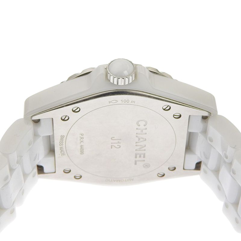 Chanel Diamond White Ceramic Watch