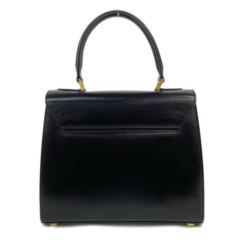 Celine Handbag Black Leather