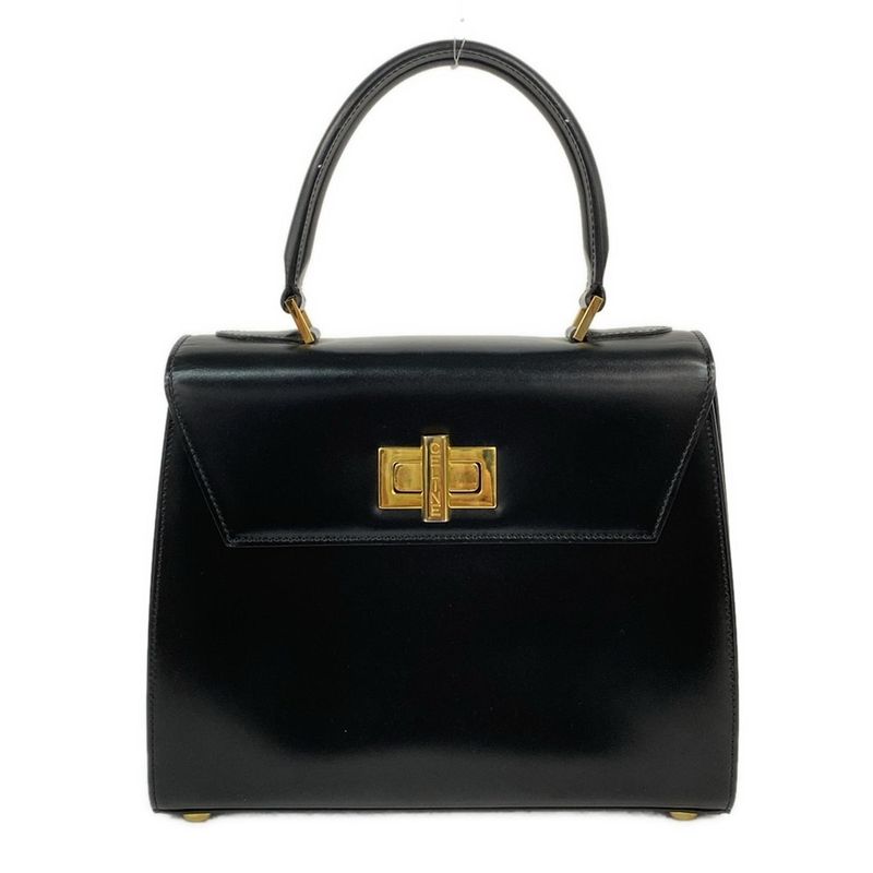 Celine Handbag Black Leather