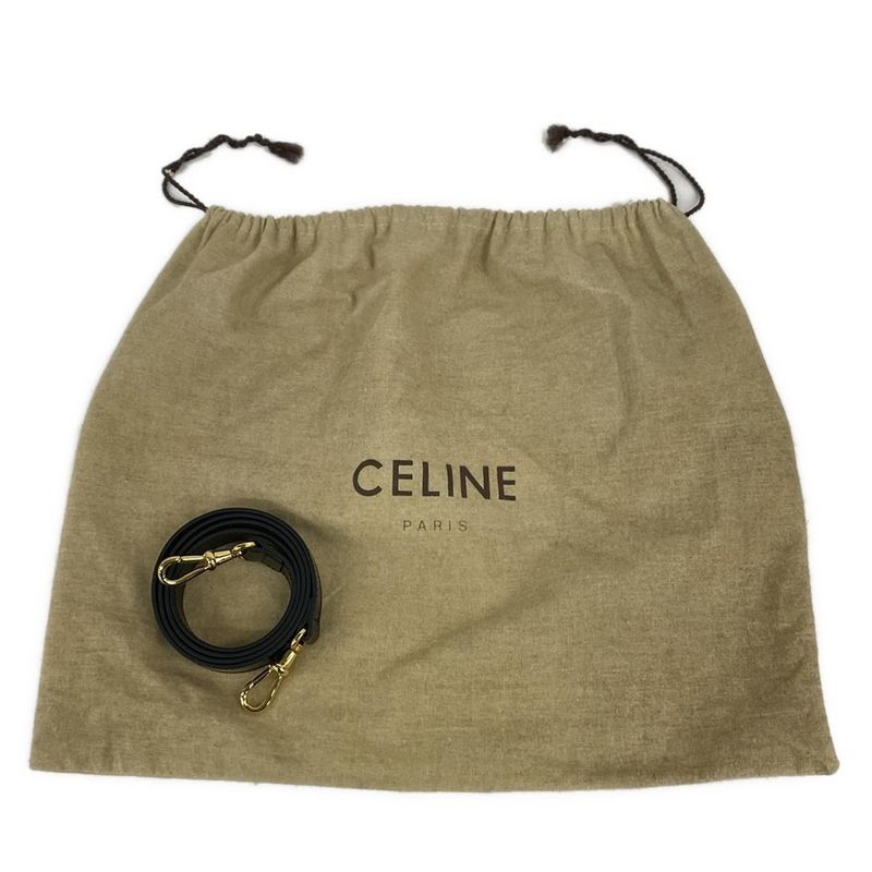 Celine Handbag Black Leather