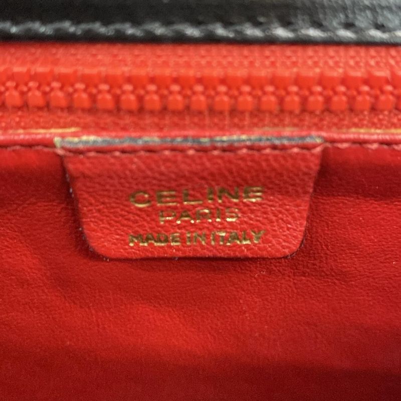 Celine Handbag Black Leather