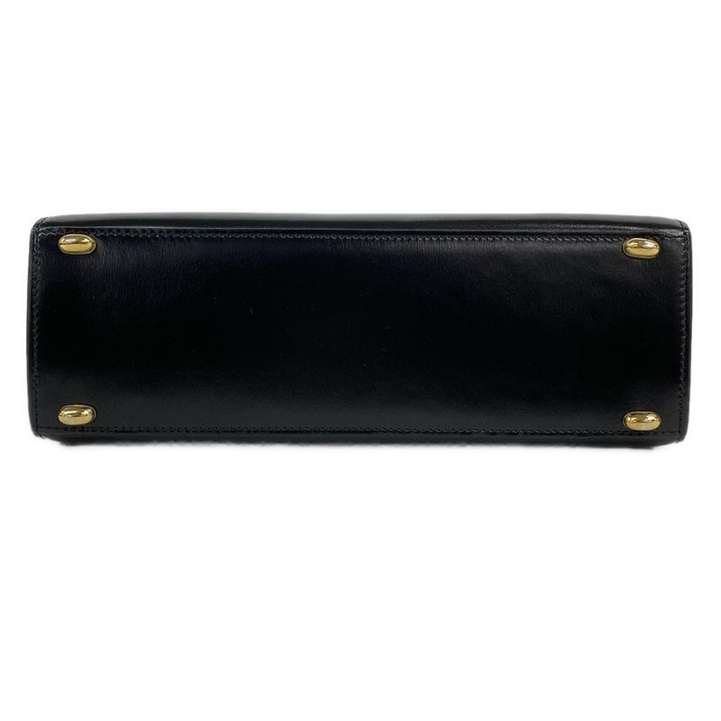 Celine Handbag Black Leather