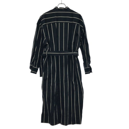 Celine by Phoebe Philo Belted Stripe Oversize Dress 2 Black 36