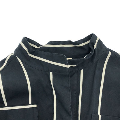 Celine by Phoebe Philo Belted Stripe Oversize Dress 2 Black 36