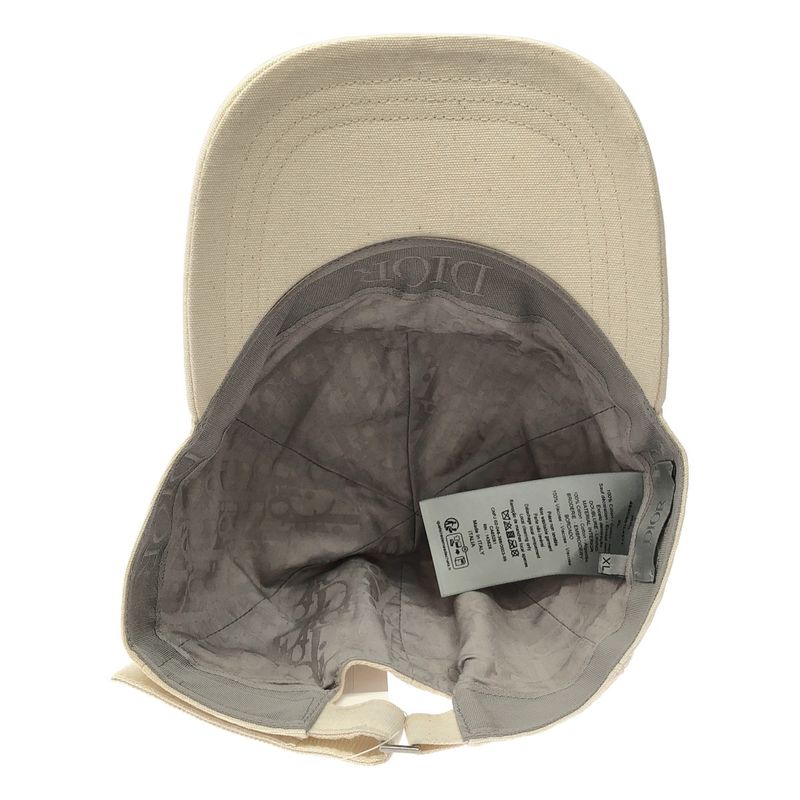 Dior Heart Logo Baseball Cap Beige XL