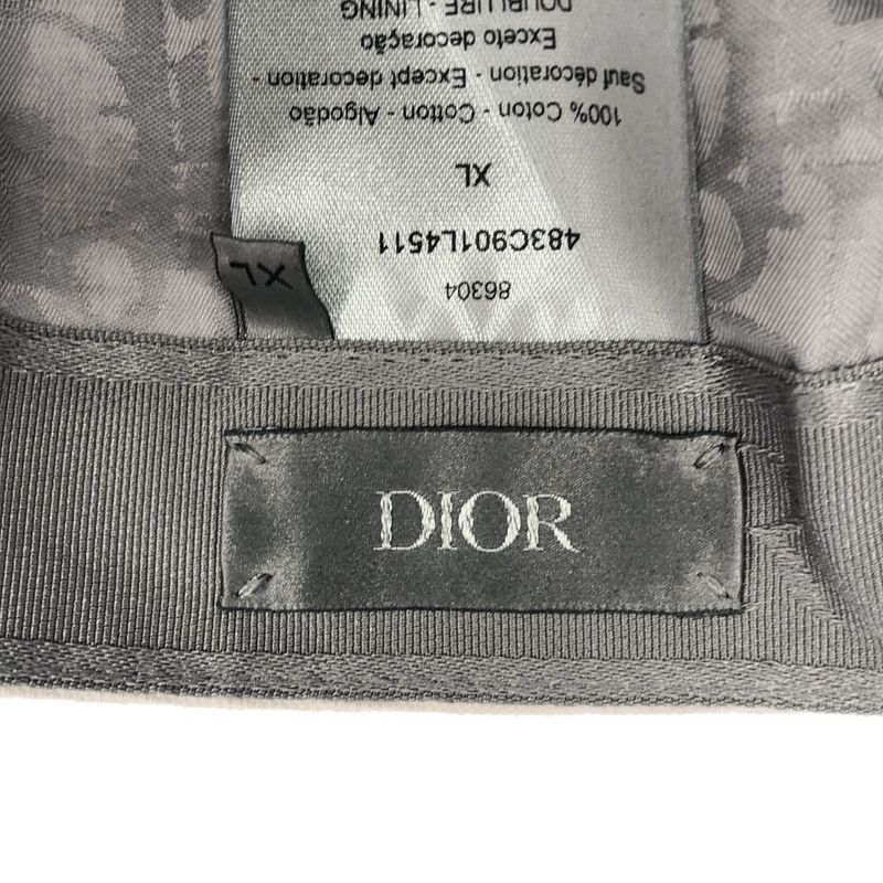 Dior Heart Logo Baseball Cap Beige XL