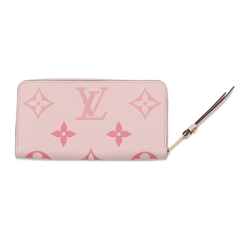 Louis Vuitton Wallet Monogram Empreinte Zippy Bouton Rose