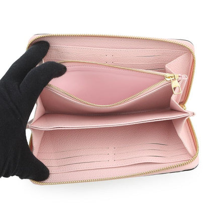 Louis Vuitton Wallet Monogram Empreinte Zippy Bouton Rose