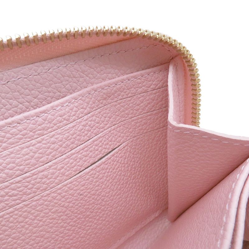 Louis Vuitton Wallet Monogram Empreinte Zippy Bouton Rose