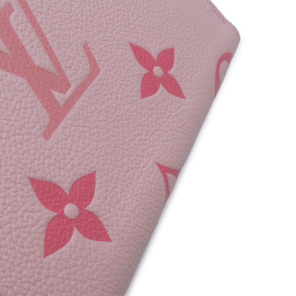 Louis Vuitton Wallet Monogram Empreinte Zippy Bouton Rose