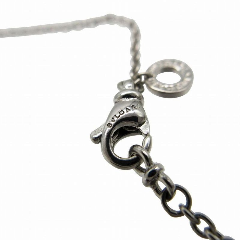 Bvlgari 18K White Gold B-zero One Necklace
