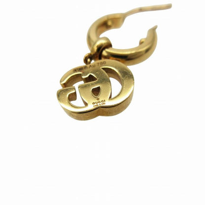 Gucci 18K Yellow Gold Earrings Double Hoop