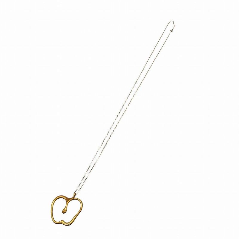 Tiffany & Co. Apple Elsa Peretti 750 18K Yellow Gold Long Necklace
