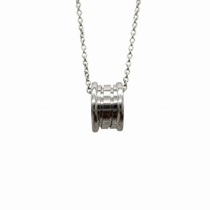 Bvlgari 18K White Gold B-zero One Necklace