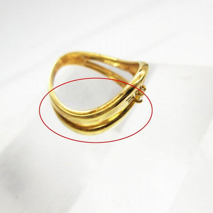 Celine Diamond 18K Yellow Gold 750 Logo Ring